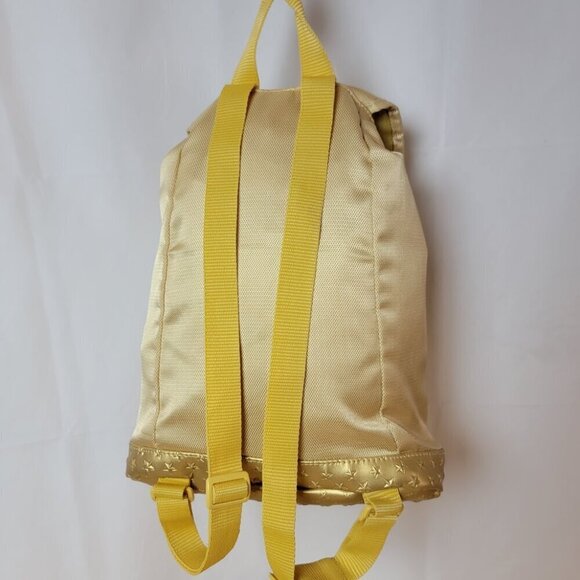Jansport Abbie Gold Drawstring Mini Soft Backpack - Picture 6 of 13